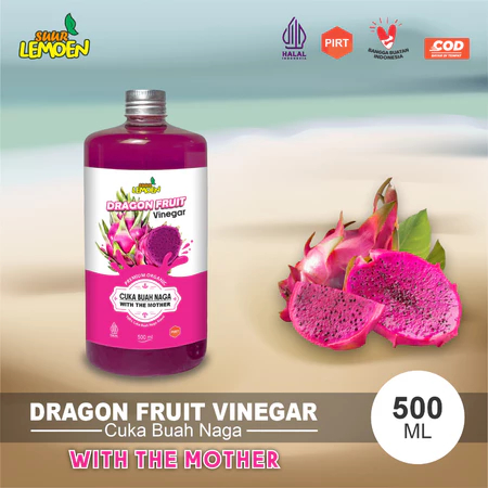 

buah naga suur lemoen cuka dragon fruit vinegar membantu program diet melancarkan pencernaan bpom