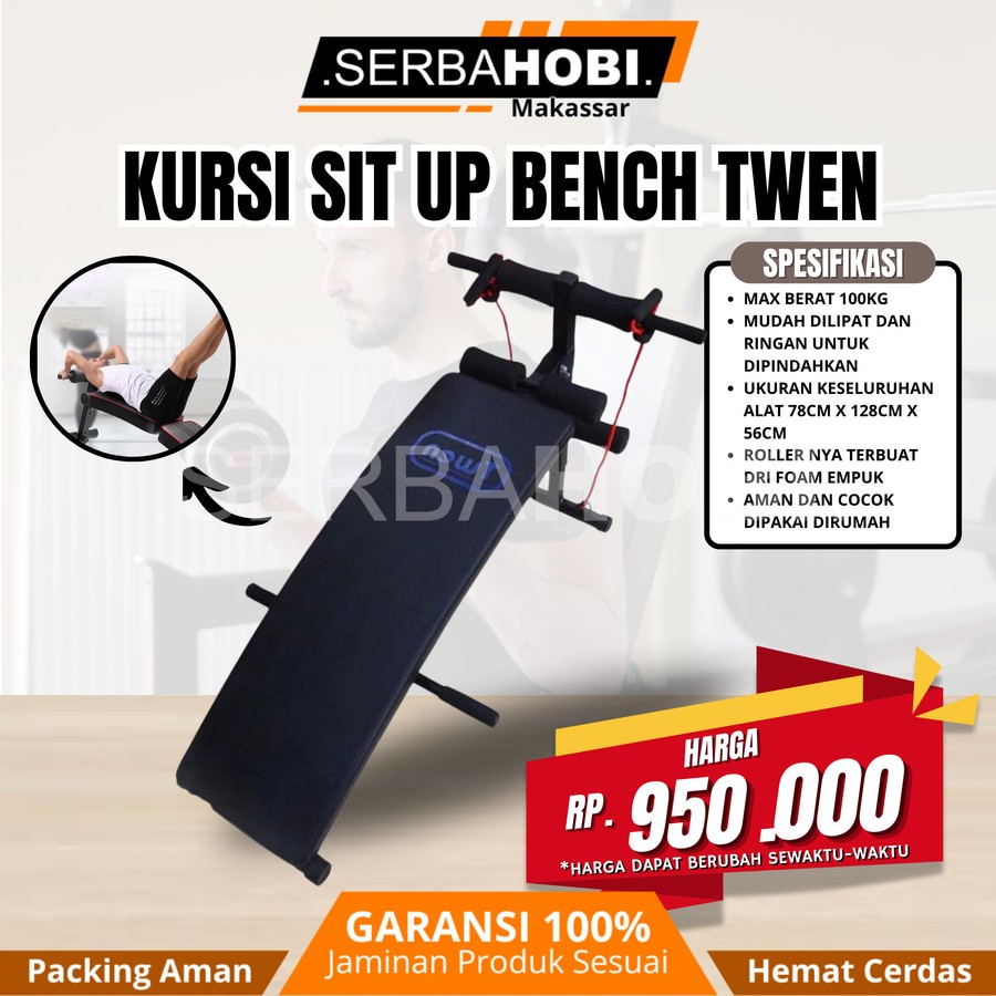 Adjustable Bench Alat Sit Up Multifungsi / Kursi Bench Press untuk Sit up berkualitas
