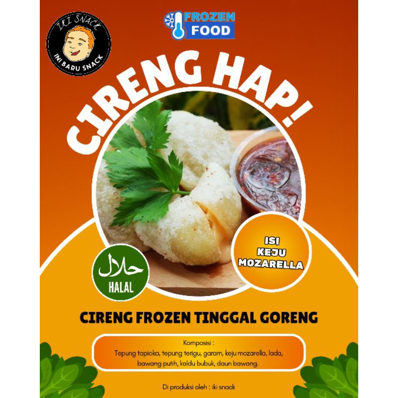 

Cireng HAP isi Keju