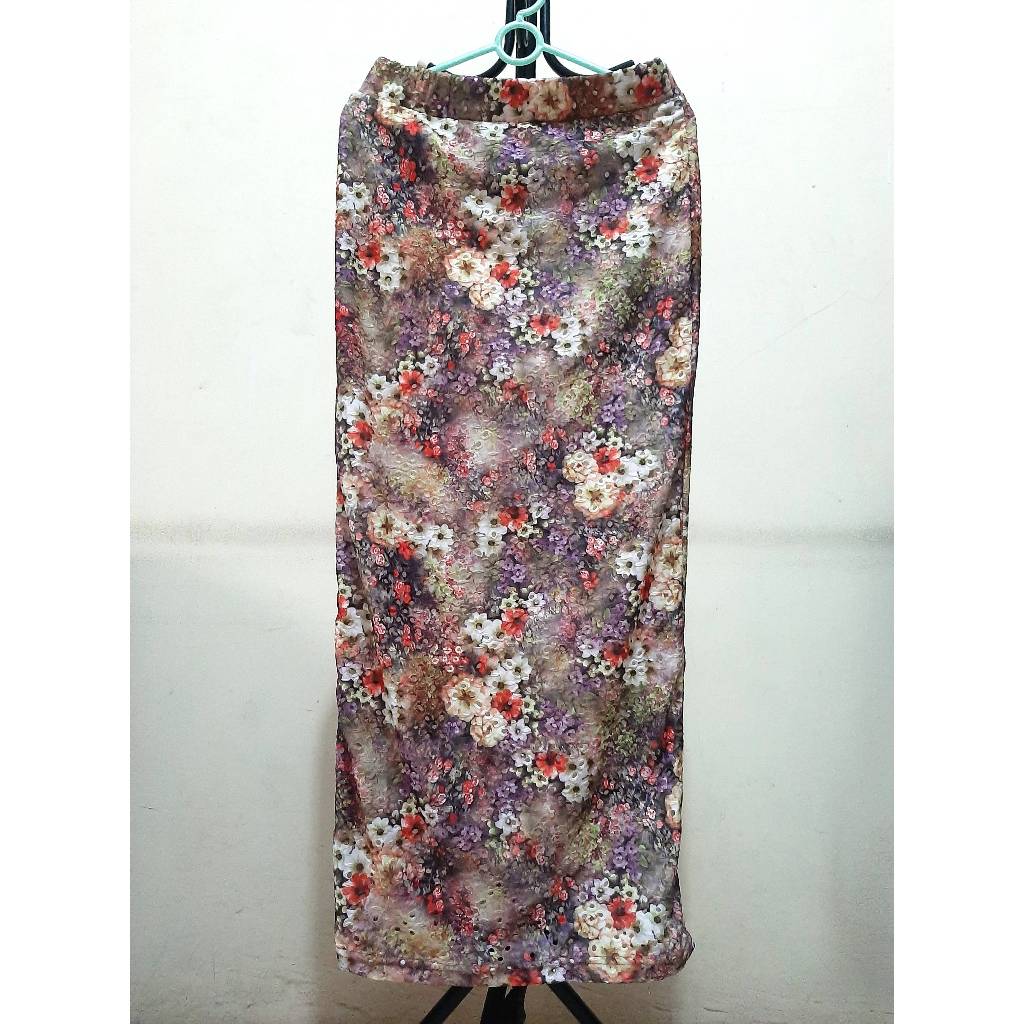 Rok Panjang Wanita Motif Bunga