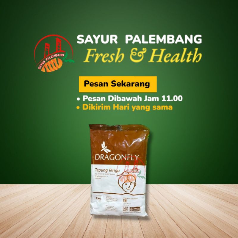 

Gandum Dragonfly Kemasan 1kg / Tepung Terigu - Sayur Palembang