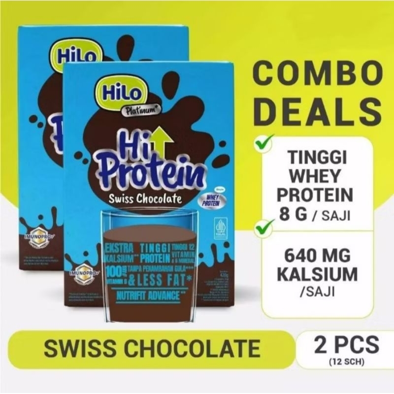 

Combo Deals! Hilo Platinum Swiss Chocolate 12s 2 Box Lebih Hemat