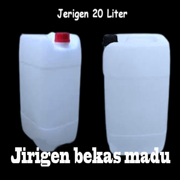 Jerigen Madu Bekas 20 Liter  Tanpa Tutup  Plug In
