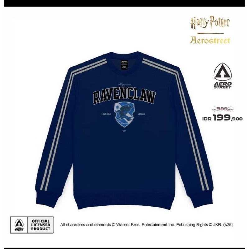 aerostreet crewneck ravenclaw harry potter