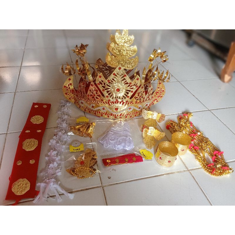 aksesoris alat tari siger pepadun || mahkota adat Lampung