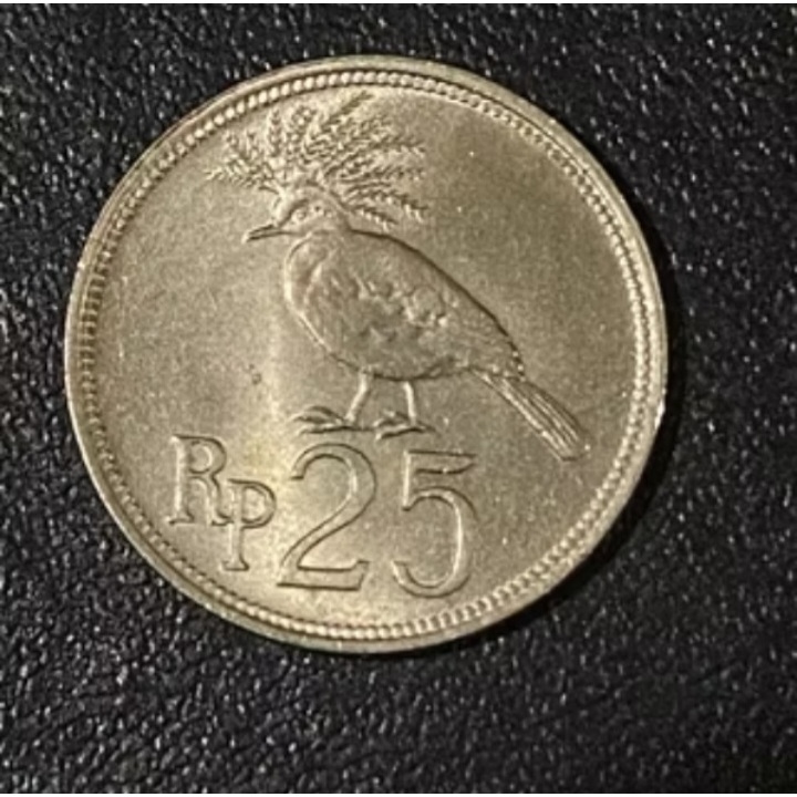 koin lama 25 rupiah asli bagus