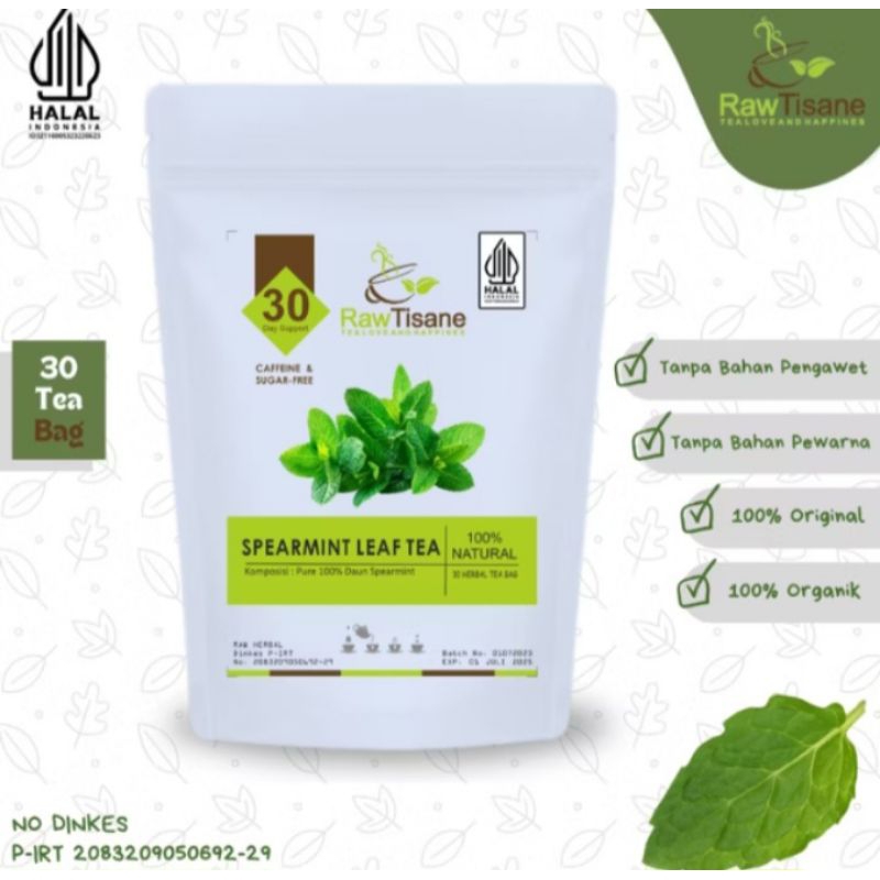 

raw tisane spearmint tea