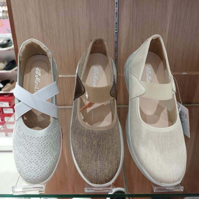 sepatu slip on ringan wanita by st.moritz / sepatu slip on sneakers wanita 36-40