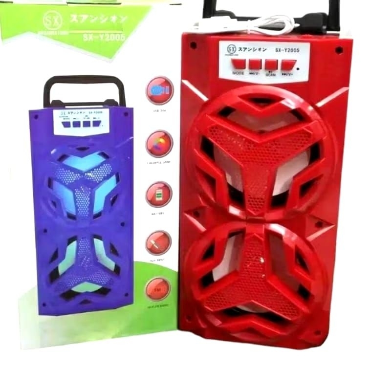 COD SPEAKER BLUETOOTH KARAOKE X-BASS SX-2005 / SPEAKER PORTABLE SALON AKTIF