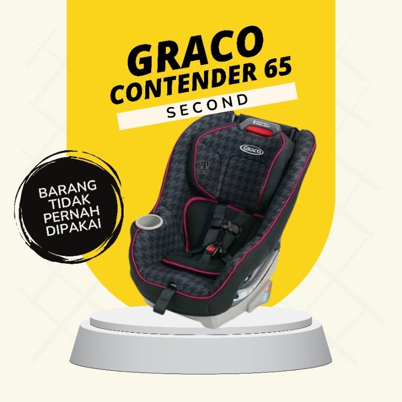 GRACO CONTENDER 65 (STEPHANIE) SECOND - Car Seat Bayi, Kursi Mobil Anak Bekas Kualitas Baru