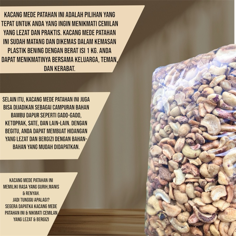 

Kacang Mete kiloan Murah Patahan 1 kg / Kacang Mede Patahan Mentah