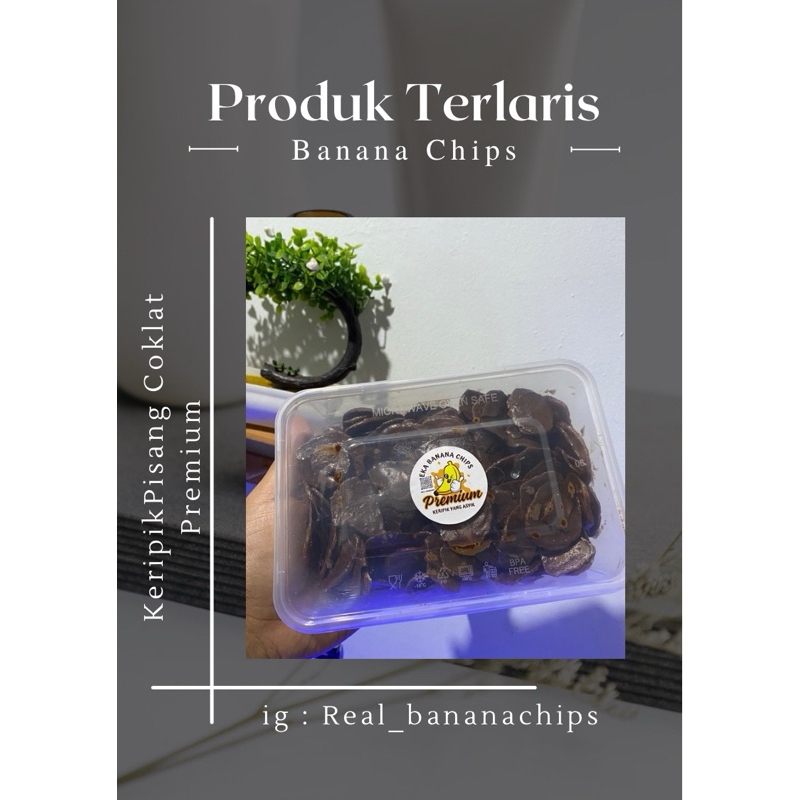 

Keripik Pisang Lumer Coklat / Matcha / Tiramisu Premium 200 Gram