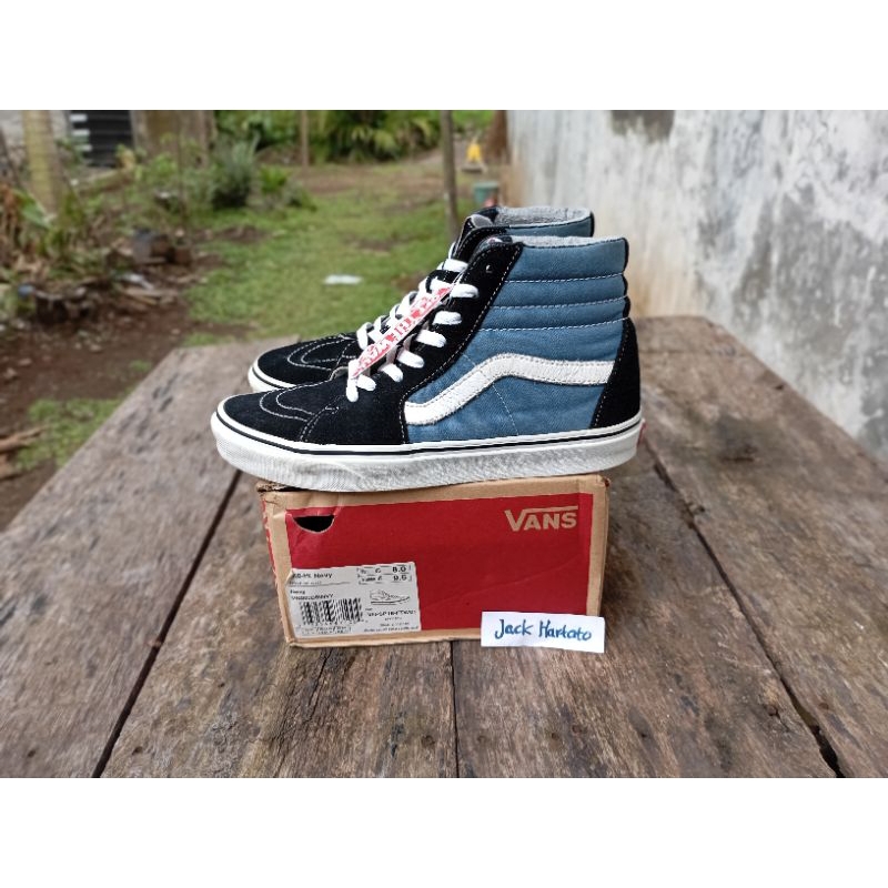 VANS SK8 HI NAVY RESMI PT NAVYA