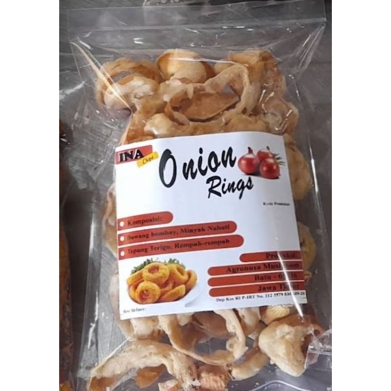 

[BEST SELLER] Keripik Onion Rings Asli Malang