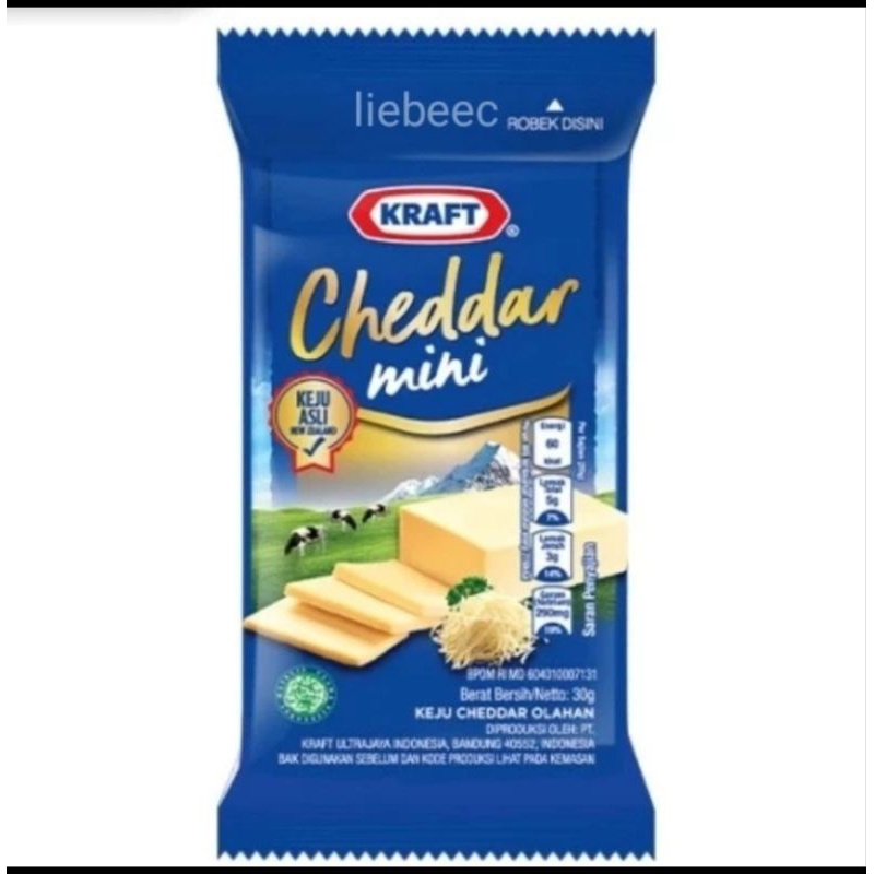 

Kraft Keju Cheddar Mini 30 G