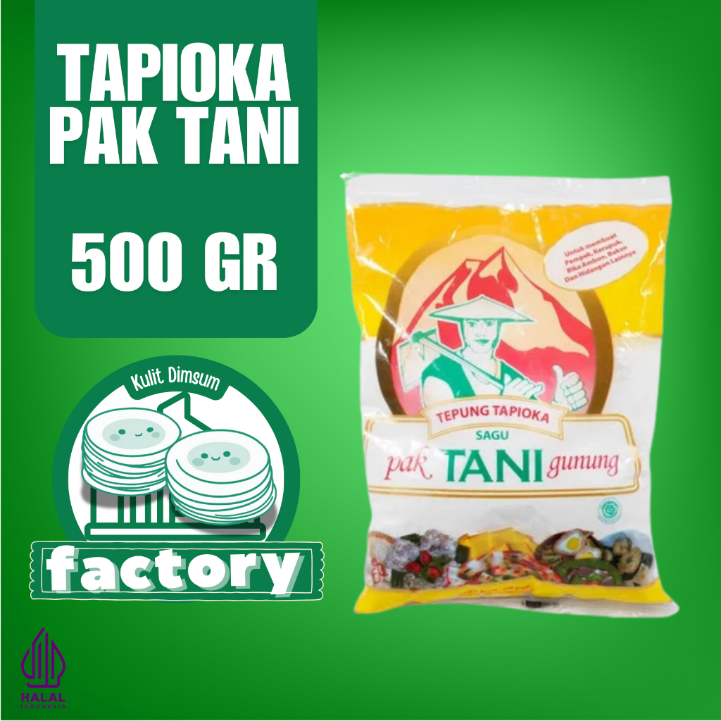 

Tepung Tapioka Cap Pak Tani 500gr