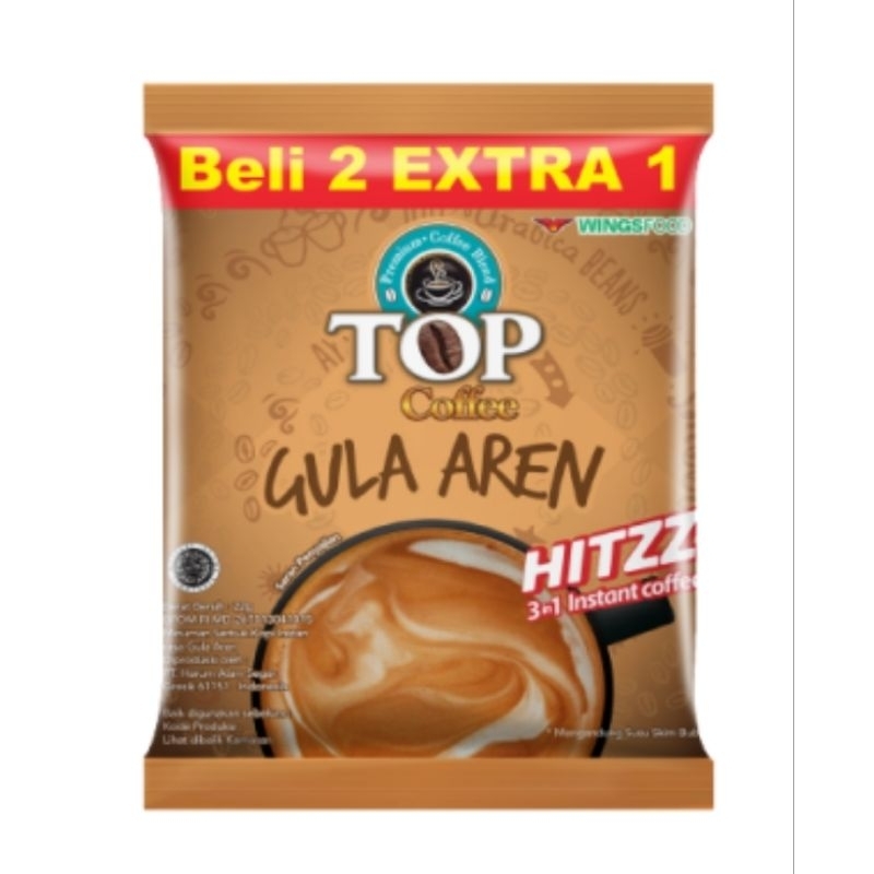 Kopi Top Gula Aren Renceng [15 Sachet]