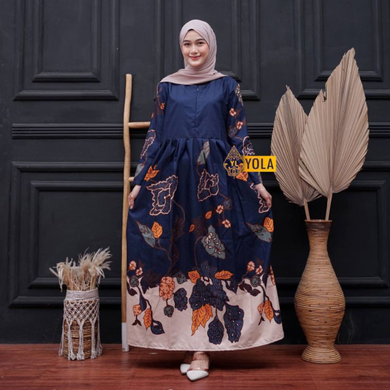 Gamis batik//Gamis Busui//Gamis jumbo Model kekinian/gamis pekalongan
