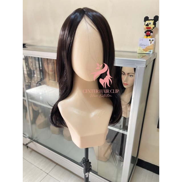 Wig Daily Lolita Tanpa Poni / Poni samping Panjang 50cm