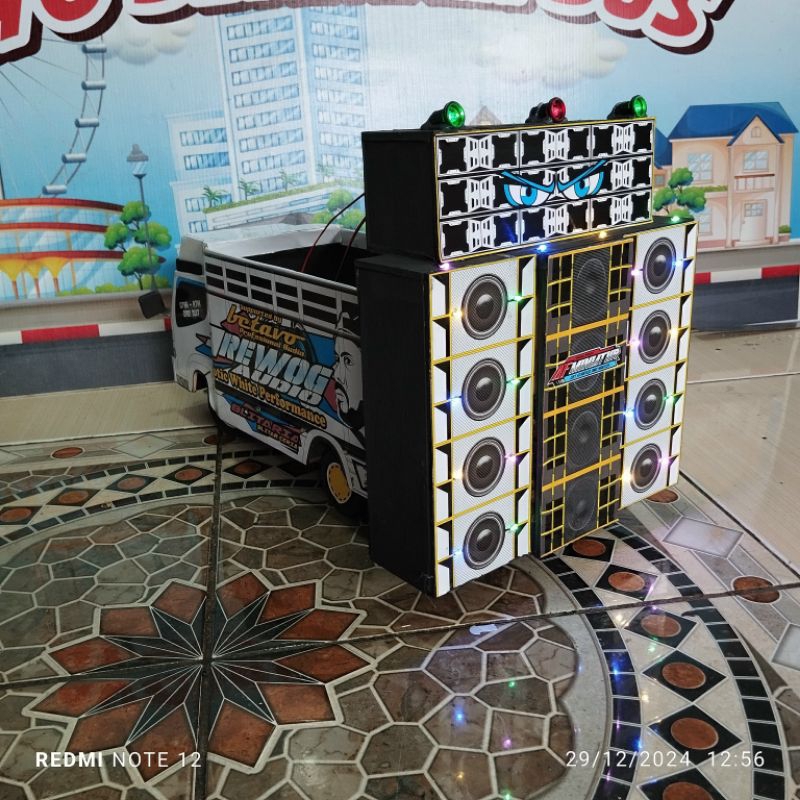 Miniatur truck sound system horeg/Miniatur sound system/Miniatur truck oleng