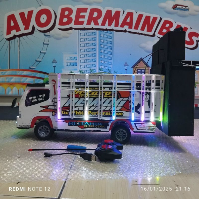MINIATUR TRUCK SOUND SYSTEM REMOT/MINIATUR SOUND SYSTEM/MINIATUR TRUCK OLENG
