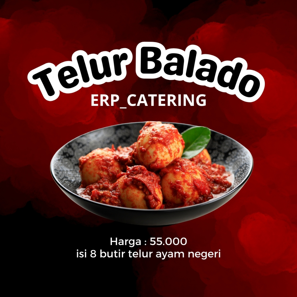 

Masakan Telur Balado isi 8 butir Catering Instan Semarang
