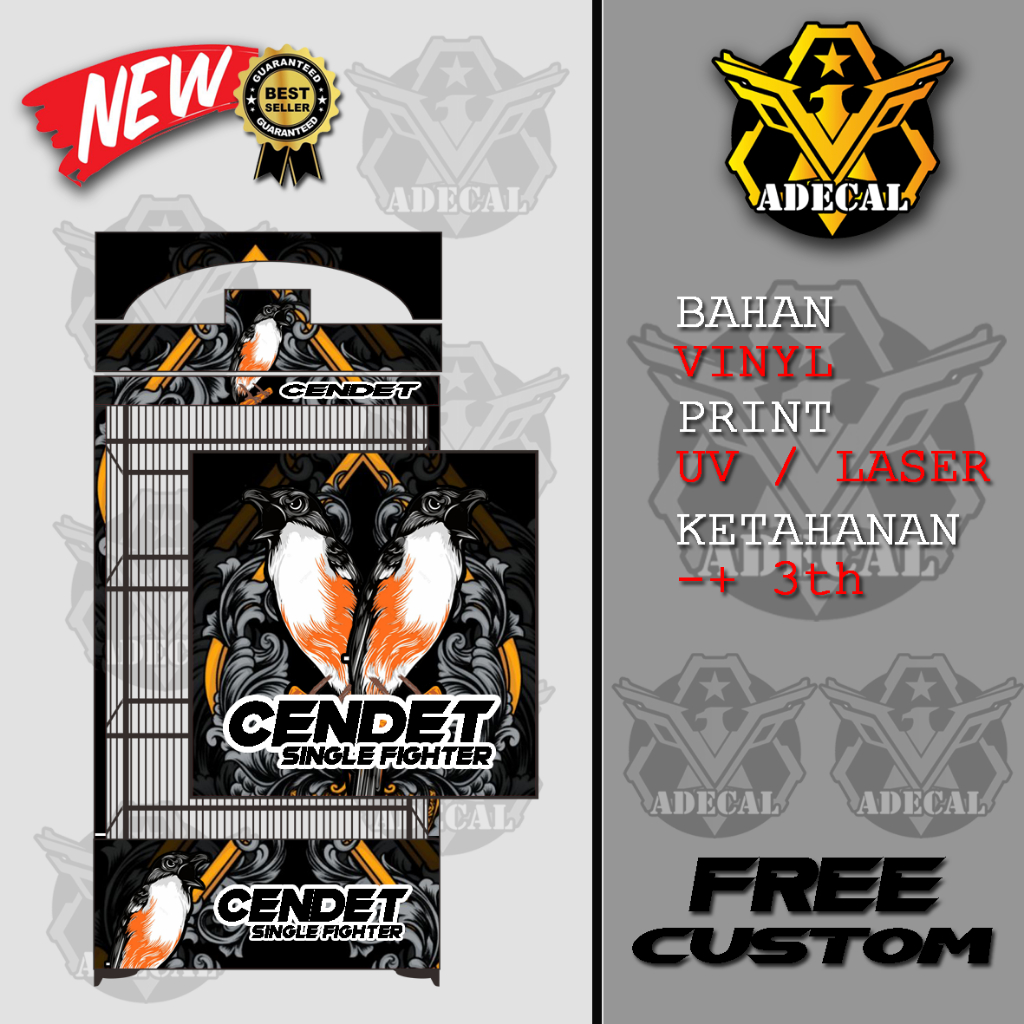 DECAL SANGKAR KOTAK / KHOSAN / BNR