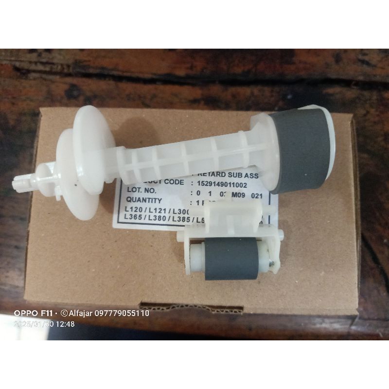Pick Up Roller Karet Atas Bawah Epson L110 L120 L210 L310 L360 L365 L380 L385 L455 L485 - New Ori
