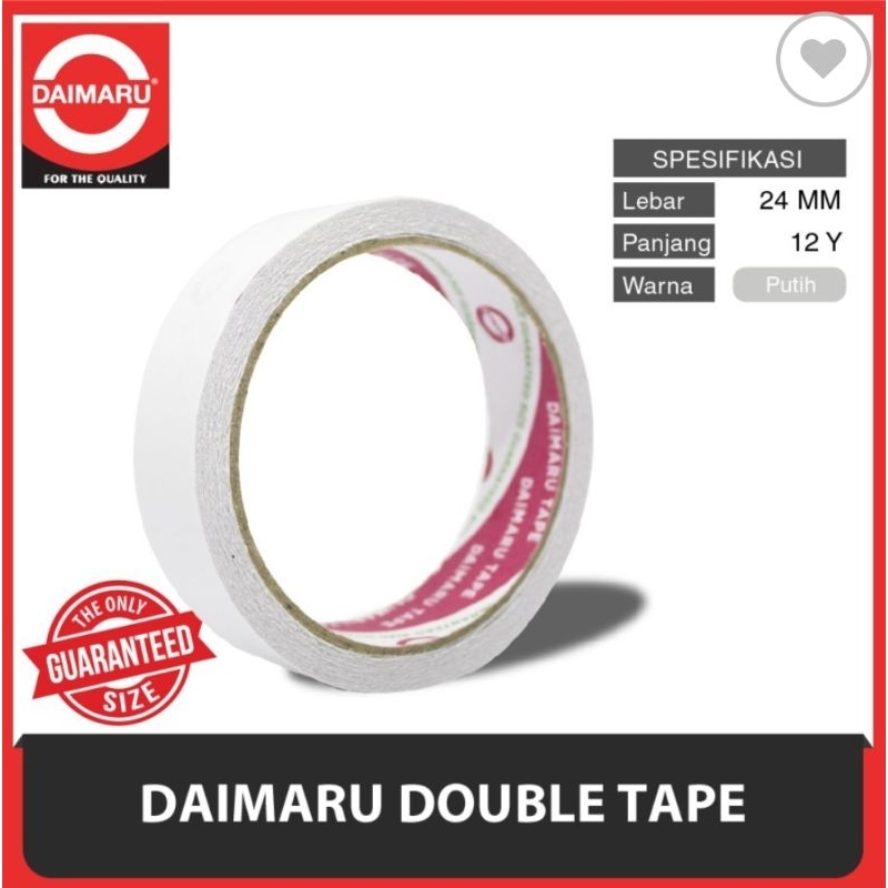 

Double Tape DAIMARU 1inch 24mmx12yard