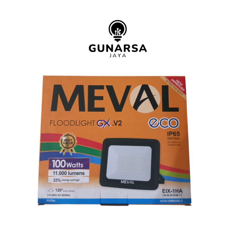 Meval Lampu sorot 100 watt