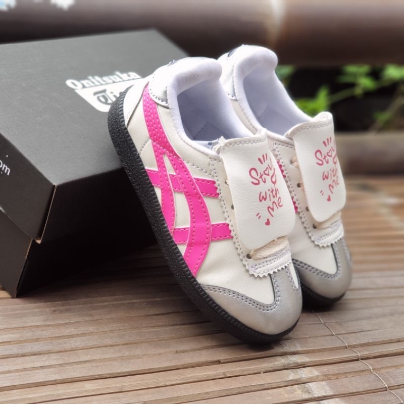 [ khairil_shoes ] ANAK ONITSUKA STAY WHIT ME KIDS SEPATU ANAK PEREMPUAN