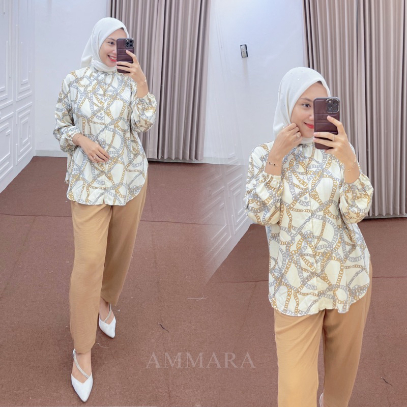 AMMARA ONESET / KIANA setelan rayon mix cey / setelan wanita dewasa