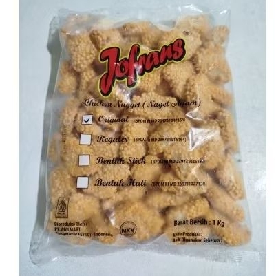 

Jofrans nugget crispy bubble crumb 1kg