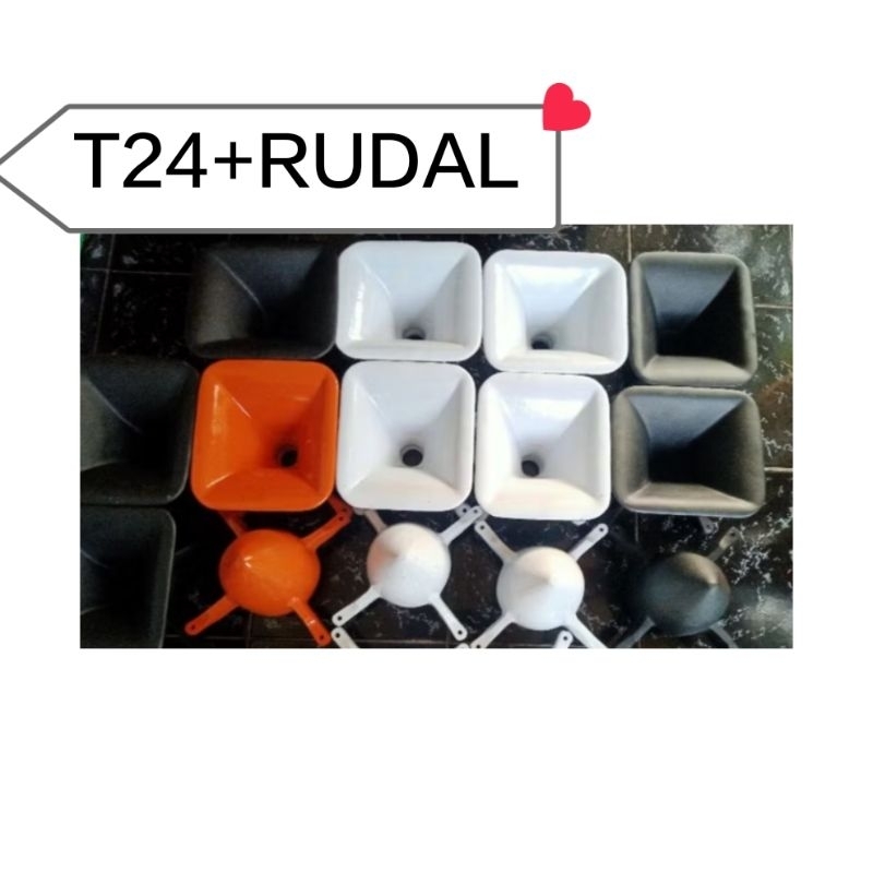 DRAT HORN TWEETER CORONG T24+RUDAL,HORN TWEETER HARMONI,HORN TWEETER HARMONIKA22×24,HORN TWEETER 15×