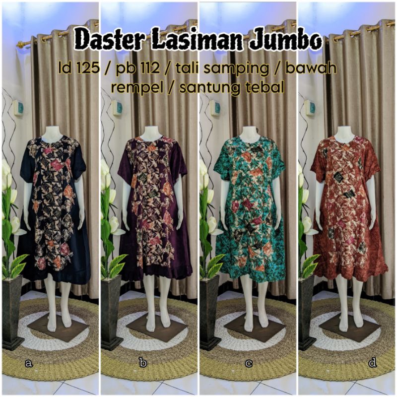 Daster Cap Jumbo / daster batik jumbo / daster jumbo batik