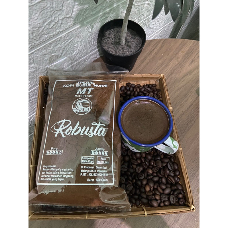 

Kopi cap MT,kopi robusta lokal dampit Malang 100% kopi murni