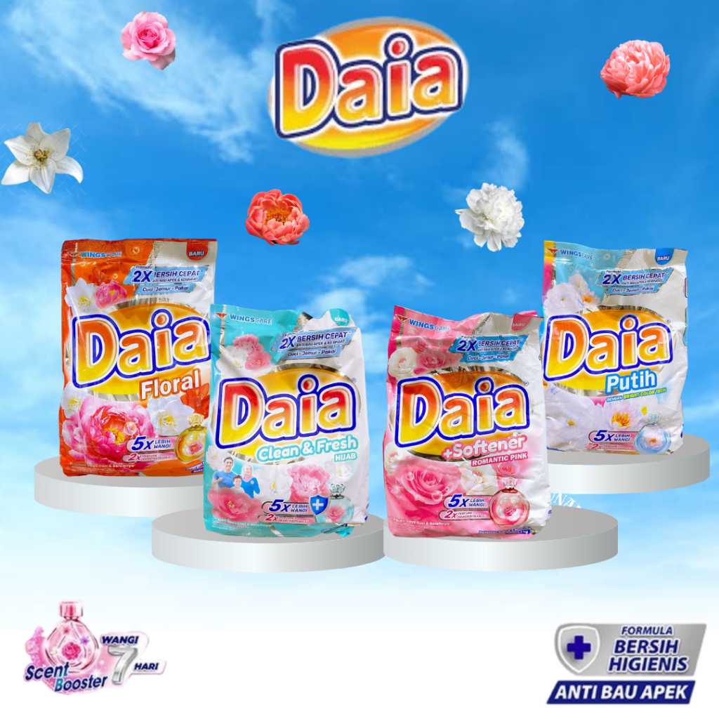 DAIA Deterjen Softener 1.5 kg - Deterjen Bubuk