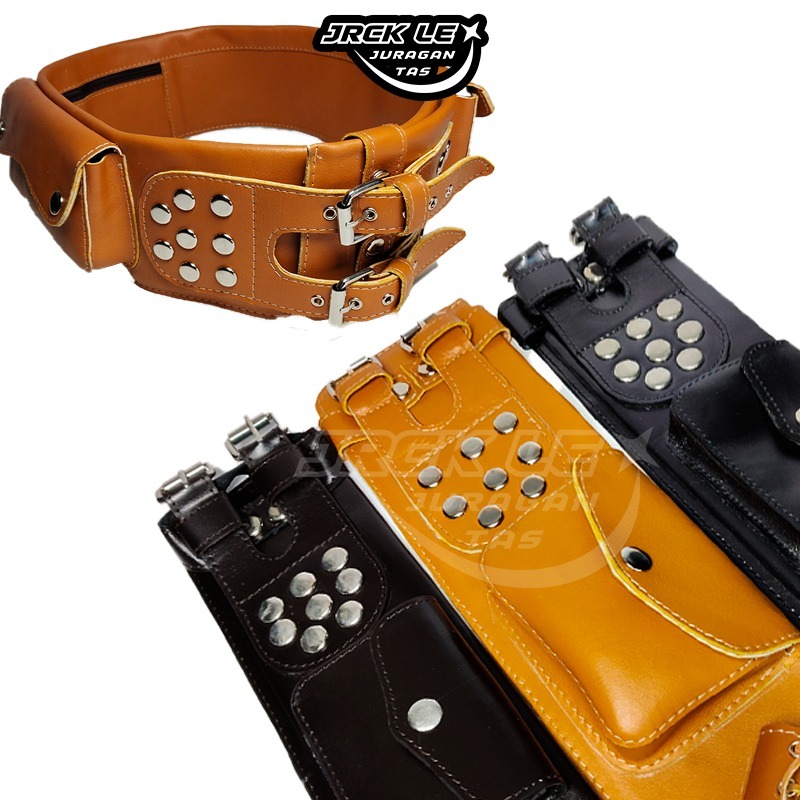 Sabuk Jawara 100% Kulit Asli - Sabuk Betawi Kulit Sapi Asli Original Garut High Quality