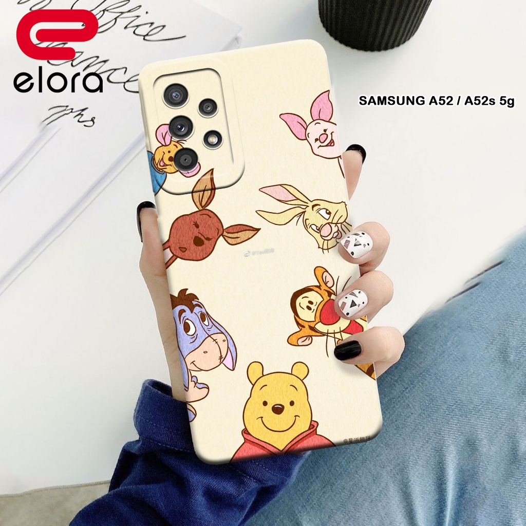 Case Samsung A52 / A52s 5G - Elloraa.id - Casing Samsung A52 5G - Motif Case Winnie - Pelindung hand