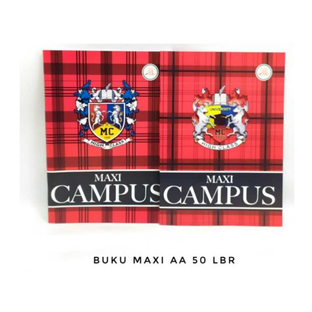 

[ PACK ] Buku Tulis Campus - AA Maxi 50 Lembar MURAH