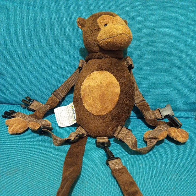 tas selempang dan pinggang boneka /tas anak lucu karakter monyet