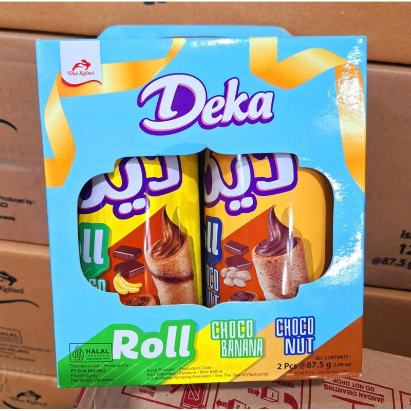 

DEKA WAFER ROLL GIFT BOX ( ISI 2 KALENG @87,5 GRAM )