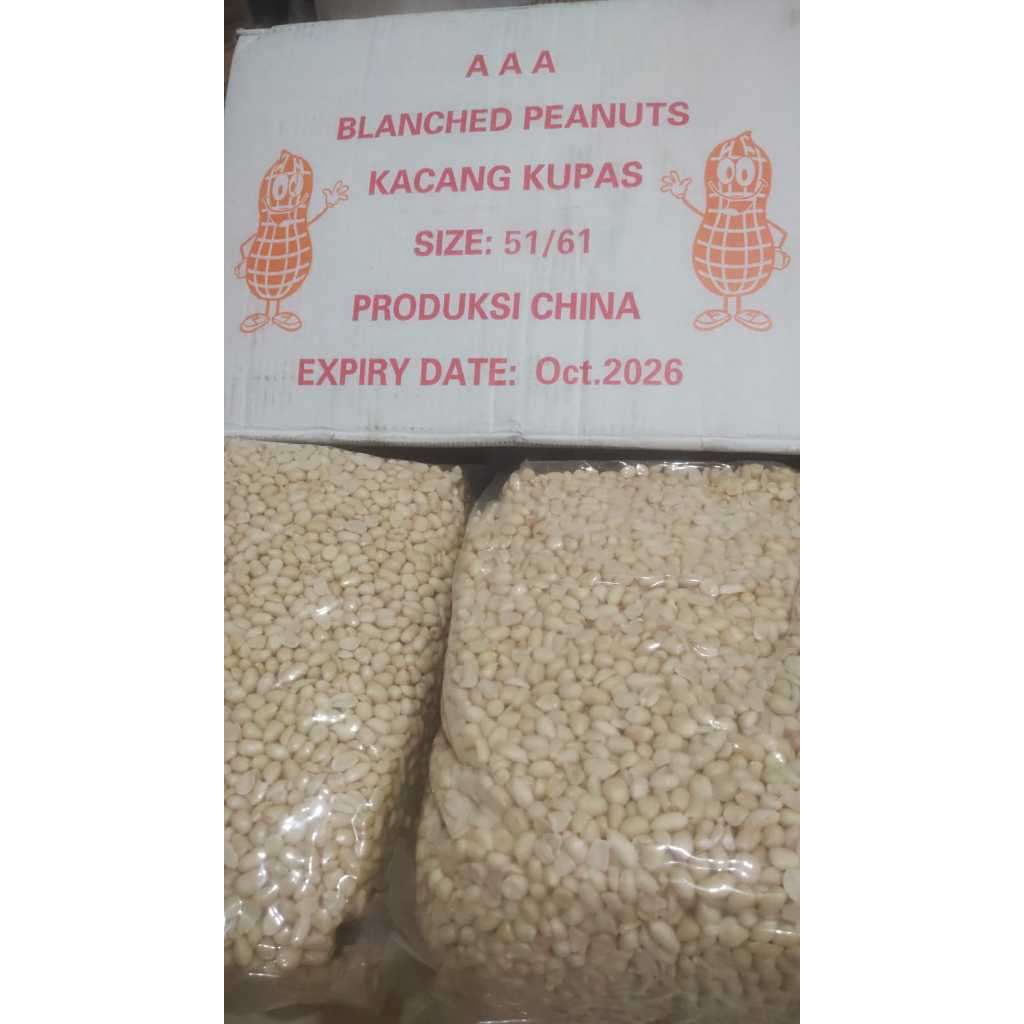 

KACANG TANAH KUPAS Grosir 1 DUS 25 kg