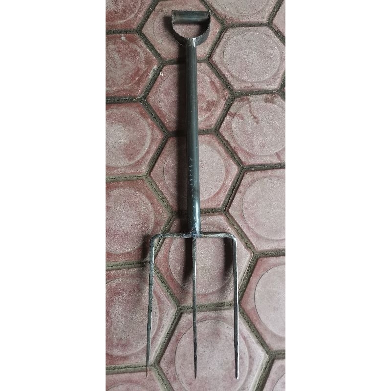 Garpu Garbu tanah gigi 3 bahan baja per berkualitas