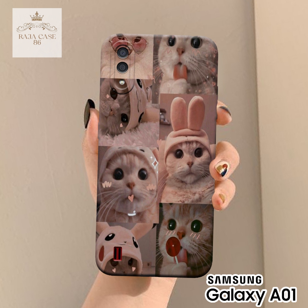 Softcase Samsung Galaxy A01 - Rajacase - Case Samsung Galaxy A01 - Motif Case Aesthetic - Case Samsu