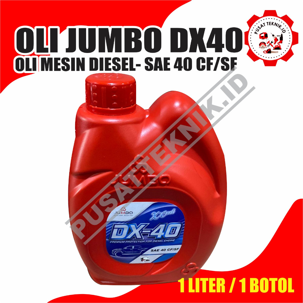 OLI JUMBO DX 40 X COOL DIESEL ENGINE OIL SAE 40 XCOOL OLI MESIN DIESEL DX40 1 LITER
