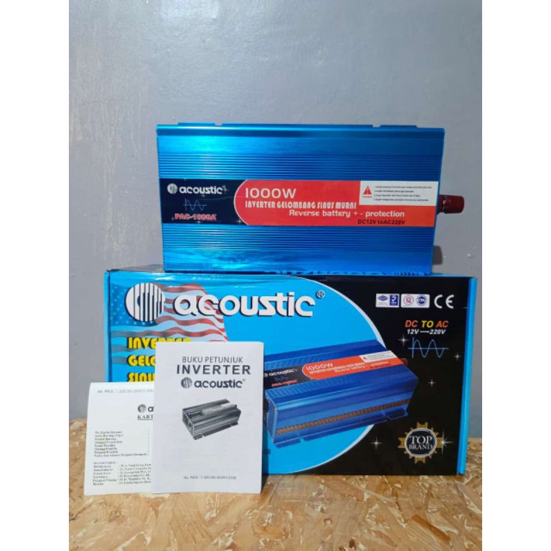 Power inverter acoustic PAC -1000A DC to AC 12v - 220v