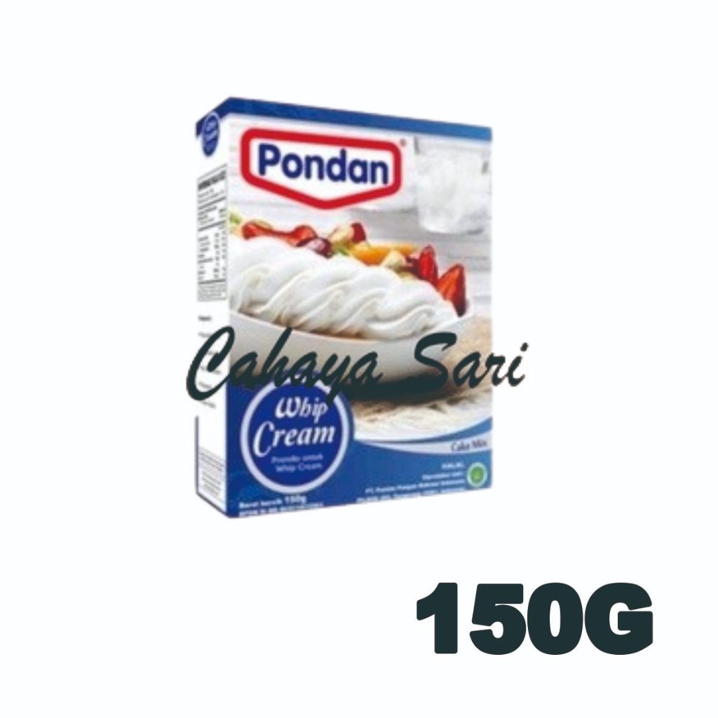 

PONDAN WHIP CREAM 150GR - WHIPPING BUBUK - WHIPPED POWDER - KRIM KOCOK