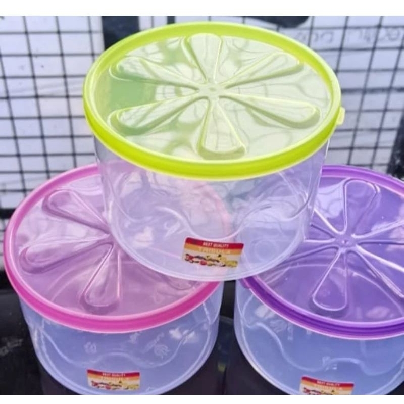 NAZFA 2 | Toples Termurah | Toples / toples plastik 1kg & 1.5kg/ toples bening / toples peyek 1.5kgT