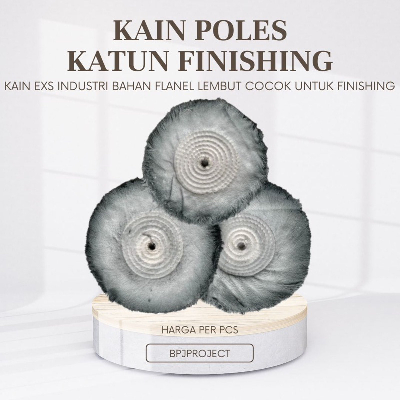 Kain poles finishing bilas akhir sangat lembut